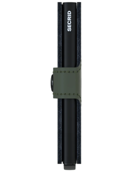 Secrid MM - CUIR DE VACHETTE - GREEN/BL porte cartes miniwallet mm Porte-cartes