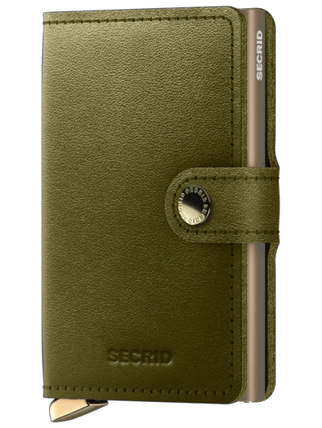 Secrid MDU - ALUMINIUM - OLIVE porte cartes miniwallet prénium Porte-cartes