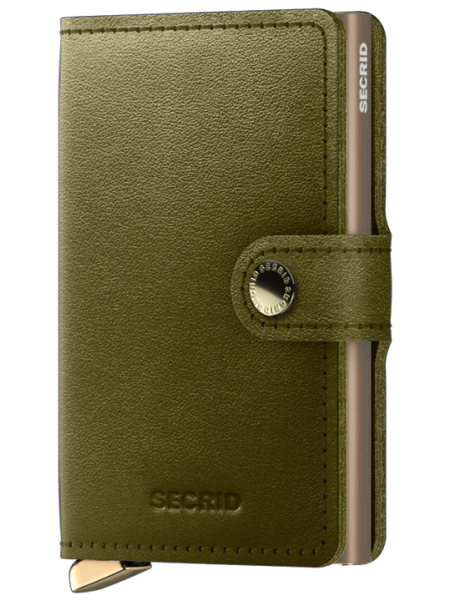 Secrid MDU - ALUMINIUM - OLIVE porte cartes miniwallet prénium Porte-cartes