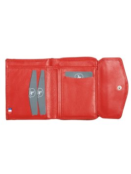 Frandi 885/03 - CUIR CLASSIQUE - ROUGE frandi-colors-porte monnaie billet carré Portefeuilles