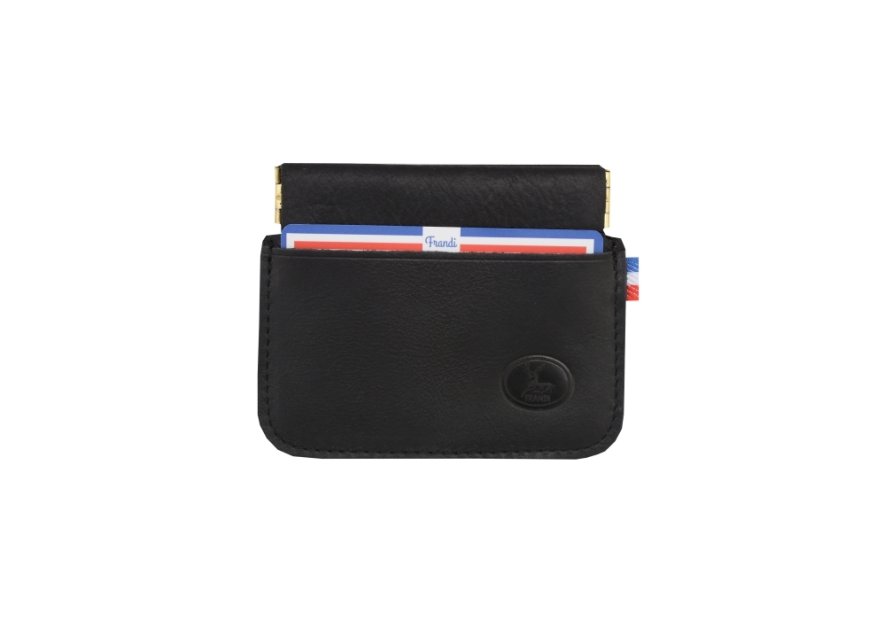 Frandi 431/5 porte monnaie clic clac cuir pm homme