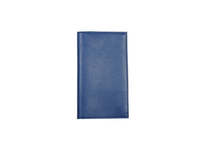 Frandi 419/03 - CUIR CLASSIQUE - BLEU L frandi-cuir lisse-étui chéquier Chéquiers