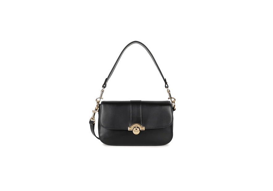 Lancaster 531-004 - CUIR DE VACHETTE - NOI lancaster-paris médaille-sac baguette Sac business