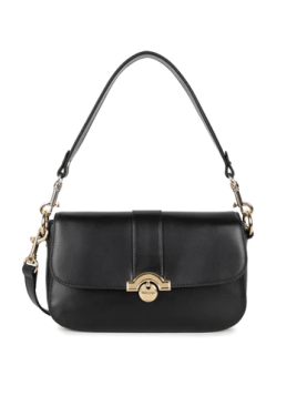 Lancaster 531-004 - CUIR DE VACHETTE - NOI lancaster-paris médaille-sac baguette Sac business