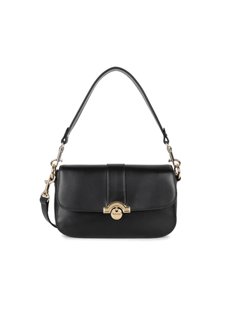 Lancaster 531-004 - CUIR DE VACHETTE - NOI lancaster-paris médaille-sac baguette sacs-a-mains