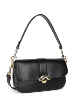 Lancaster 531-004 - CUIR DE VACHETTE - NOI lancaster-paris médaille-sac baguette Sac business