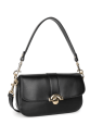 Lancaster 531-004 - CUIR DE VACHETTE - NOI lancaster-paris médaille-sac baguette sacs-a-mains