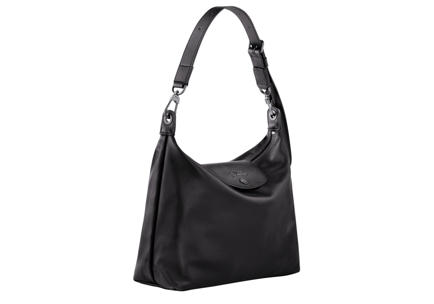 Longchamp 10189987 - CUIR D'AGNEAU - NOIR  sac besace m pliage xtra cuir longchamp Sac business