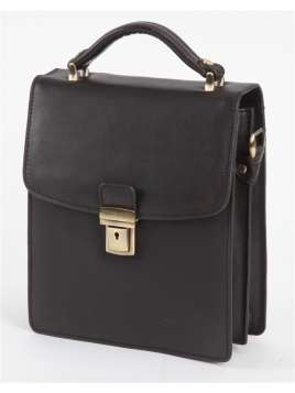 Gerard Henon 5211 - CUIR DE VACHETTE - NOIR hénon arizona sac homme classic