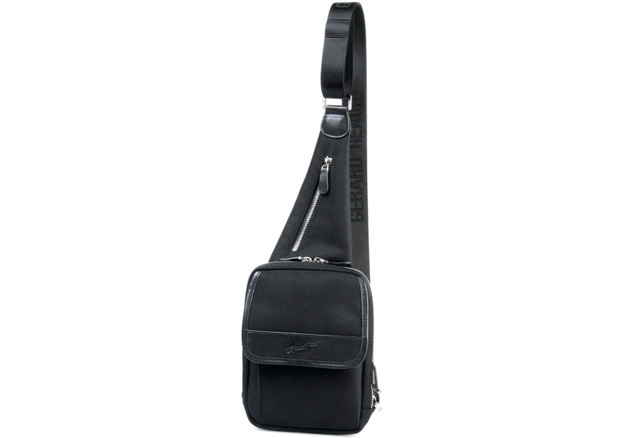 Gerard Henon 2359 - NYLON ET CUIR - NOIR Monostrap
