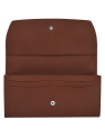 Longchamp 3146/HCN - CUIR DE VEAU - ÉBÈNE longchamp-roseau-portefeuille à rabat complet