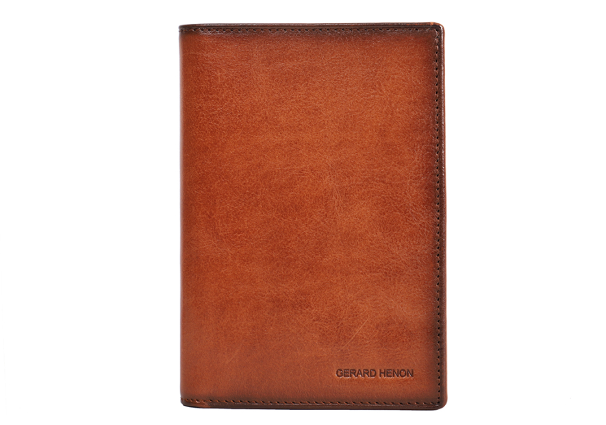 Gerard Henon 3265 - CUIR DE VACH.COLLET - MAR Portefeuille/Porte-cartes