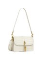 Lancaster 422-28 - CUIR DE VACHETTE - ECRU lancaster-jodie-porté travers sacs-a-mains