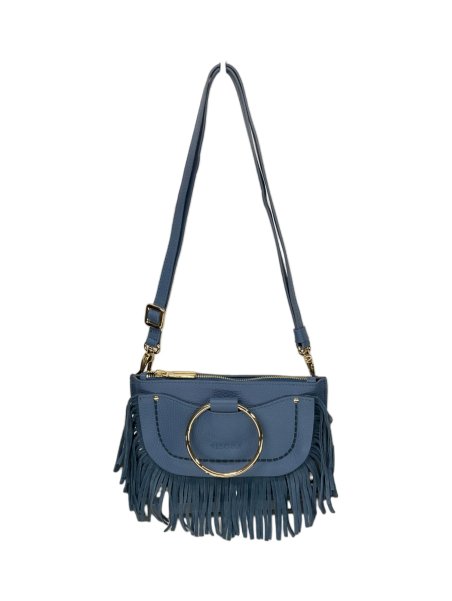 vison'a 23116 - CUIR DE VACHETTE - JEANS visona'- calif/cam- sac à main Sac business