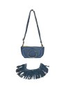 vison'a 23116 - CUIR DE VACHETTE - JEANS visona'- calif/cam- sac à main sacs-a-mains