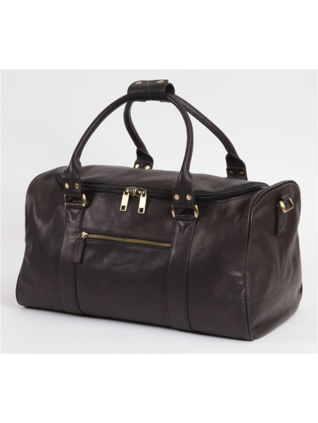 Gerard Henon 5289 - CUIR DE VACHETTE - NOIR Sac de voyage "Plombier"