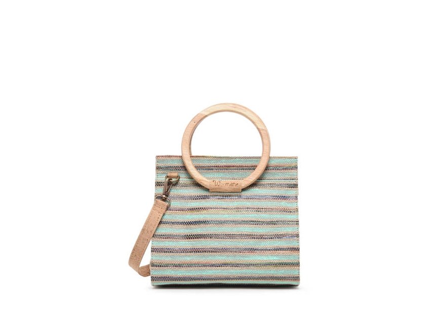 Woomen WERA01 - RAPHIA - YELLOW woomen-eclipte rapi-porté main Sac business