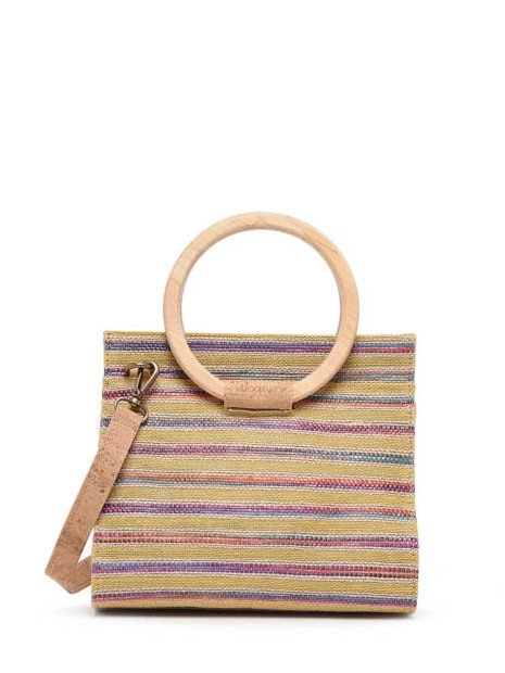 Woomen WERA01 - RAPHIA - OCEAN woomen-eclipte rapi-porté main sac-business