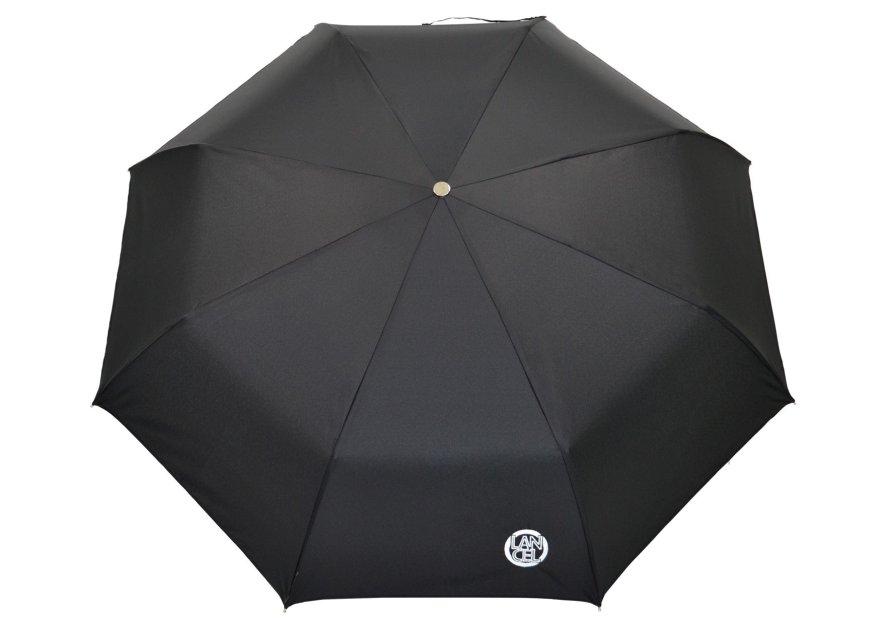 Maison Pierre Vaux L205 - POLYAMIDE - NOIR lancel-broderie-parapluie canne 8 brins Petite maroquinerie