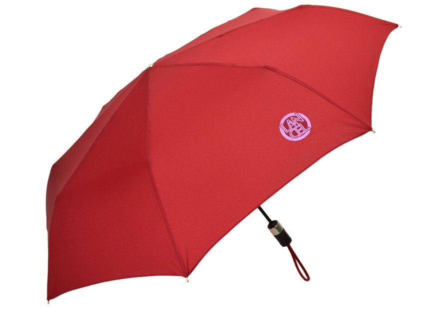 Maison Pierre Vaux L205 - POLYAMIDE - ROUGE lancel-broderie-parapluie canne 8 brins Petite maroquinerie