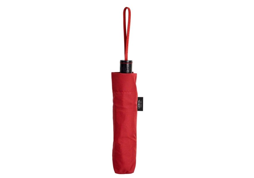 Maison Pierre Vaux L205 - POLYAMIDE - ROUGE lancel-broderie-parapluie canne 8 brins Petite maroquinerie