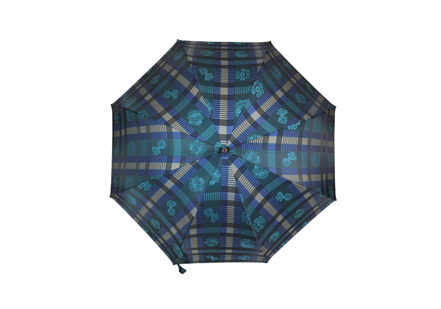 Neyrat Autun 1L - POLYESTER - BLEU neyrat autun-jacquard-parapluie canne Petite maroquinerie