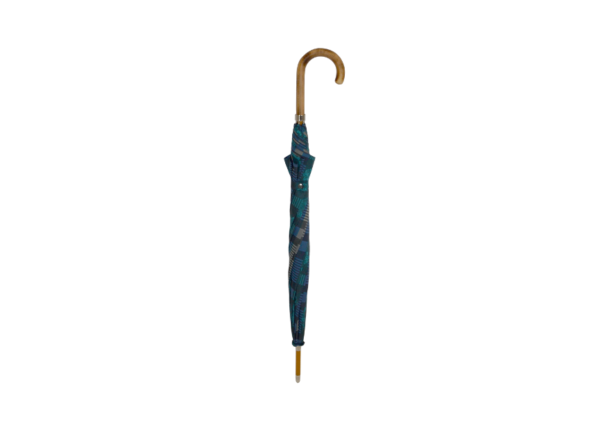Neyrat Autun 1L - POLYESTER - BLEU neyrat autun-jacquard-parapluie canne Petite maroquinerie
