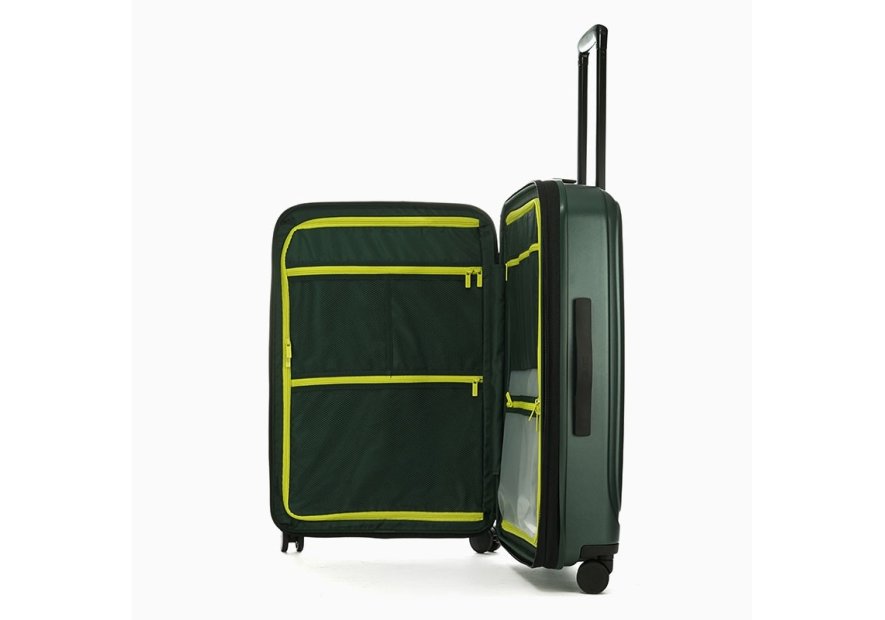Elite Bagage E2125 - POLYCARBONATE - VERT FÔR valise 65cm ligne pure Valises