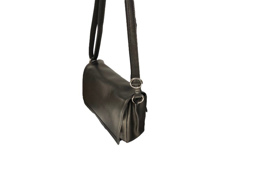 Les Ateliers Foures E551 - CUIR DE VACHETTE - NOIR les ateliers fourès-écrin-sac rabat m Sac business