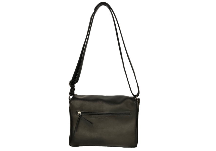 Les Ateliers Foures E551 - CUIR DE VACHETTE - NOIR les ateliers fourès-écrin-sac rabat m Sac business