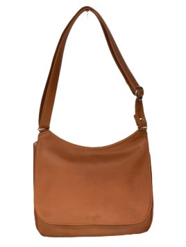 Les Ateliers Foures B359 - CUIR DE VACHETTE - FAUVE sac bandoulière gibecière fourès baroudeuse Sacs à mains