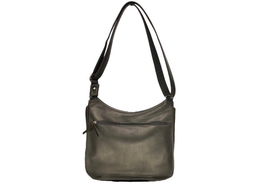 Les Ateliers Foures B359 - CUIR DE VACHETTE - NOIR les ateliers fourès - la baroudeuse-maxi gibecière Sac business