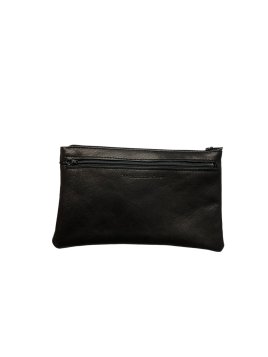 Les Ateliers Foures B42 - CUIR DE VACHETTE - NOIR baroudeuse pochette papier l Porte-cartes