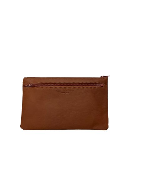 Les Ateliers Foures B42 - CUIR DE VACHETTE - FAUVE baroudeuse pochette papier l Porte-cartes