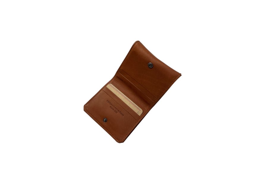 Les Ateliers Foures 9148 - CUIR DE VACHETTE - FAUVE Porte-monnaie/ Porte-billets pmpb