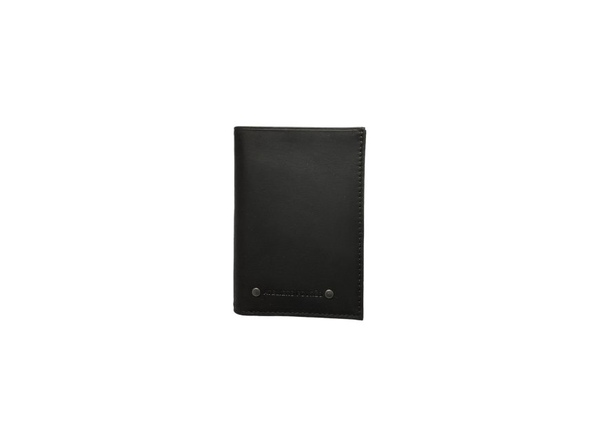 Les Ateliers Foures 970 - CUIR DE VACHETTE - NOIR les ateliers foures-baroudeur-porte papiers Porte-cartes