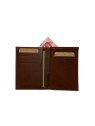 Les Ateliers Foures 970 - CUIR DE VACHETTE - COGNAC les ateliers foures-baroudeur-porte papiers porte-cartes