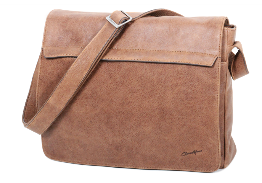 Gerard Henon 7173 gibecière maxi vintage Serviette à rabat avec bandoulière