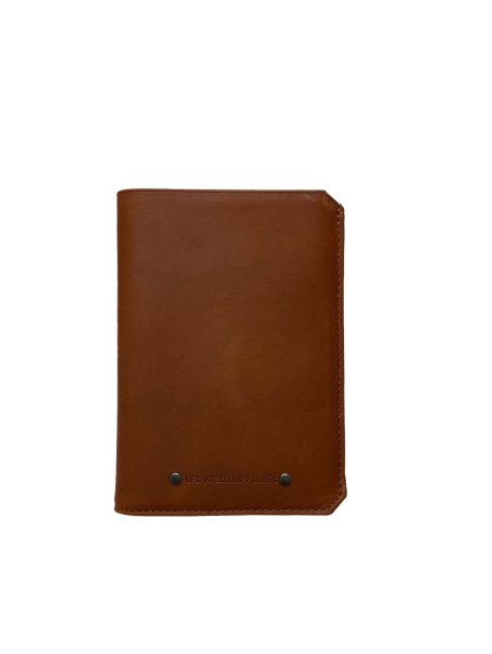 Les Ateliers Foures 9120X - CUIR DE VACHETTE - FAUVE portefeuille baroudeur prométhé Portefeuilles