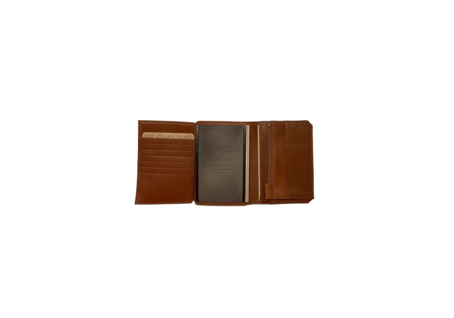 Les Ateliers Foures 9120X portefeuille cuir fourès baroudeur prométhé Portefeuille Homme
