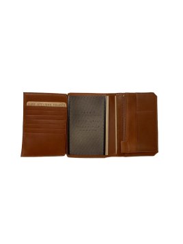 Les Ateliers Foures 9120X - CUIR DE VACHETTE - FAUVE portefeuille baroudeur prométhé Portefeuilles