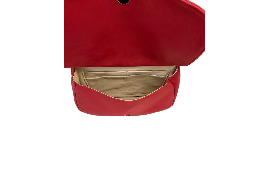 Les Ateliers Foures B339 sac à rabat forme selle avec bandoulière réglable Sacs à mains