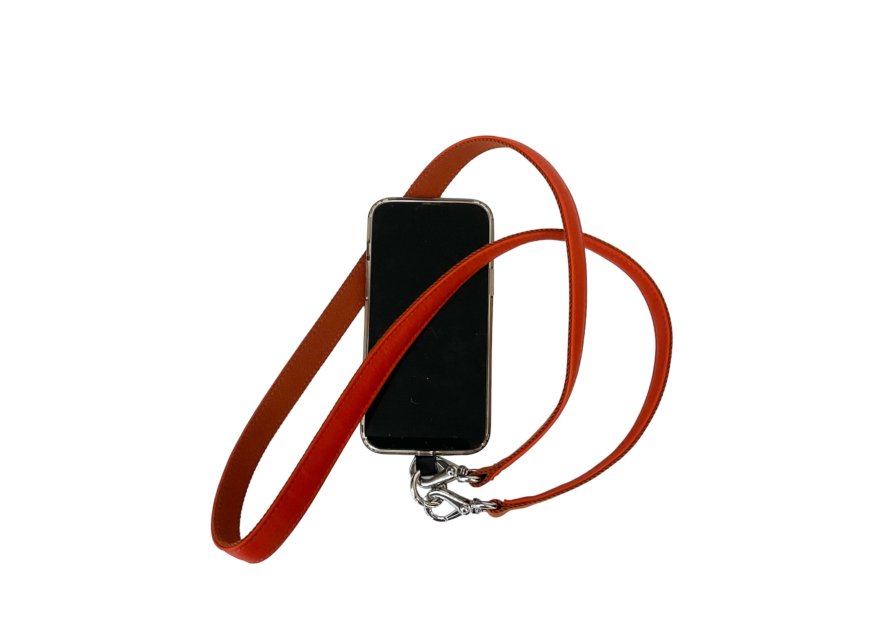 Les Ateliers Foures B99 - CUIR DE VACHETTE - ORANGE. les ateliers foures-baroudeuse-bandoulière tel Accessoires