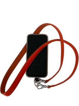 Les Ateliers Foures B99 - CUIR DE VACHETTE - ORANGE. les ateliers foures-baroudeuse-bandoulière tel Accessoires