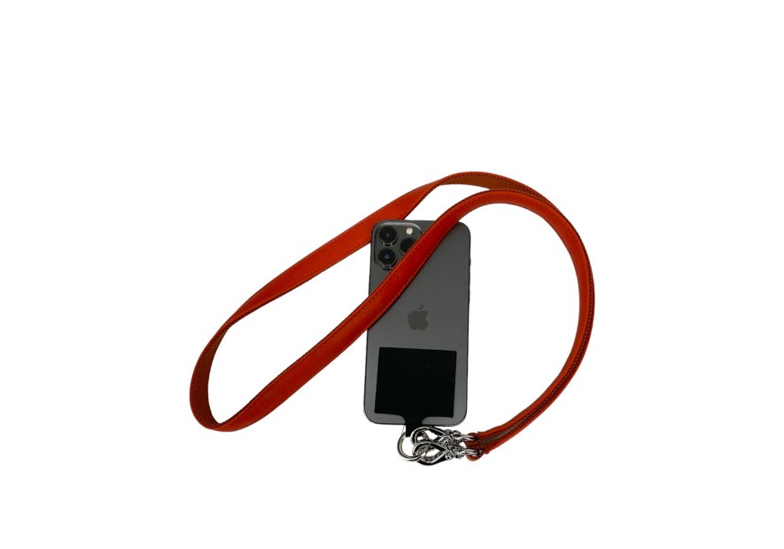 Les Ateliers Foures B99 - CUIR DE VACHETTE - ORANGE. les ateliers foures-baroudeuse-bandoulière tel Accessoires