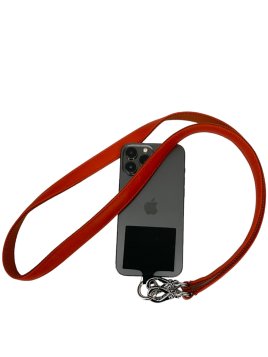 Les Ateliers Foures B99 - CUIR DE VACHETTE - ORANGE. les ateliers foures-baroudeuse-bandoulière tel Accessoires