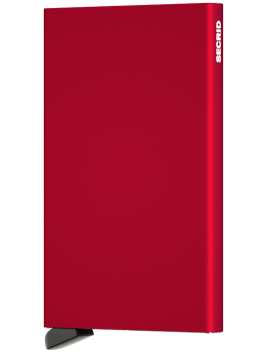 Secrid C - ALUMINIUM - ROUGE porte carte secrid cardprotector