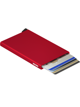 Secrid C - ALUMINIUM - ROUGE porte carte secrid cardprotector
