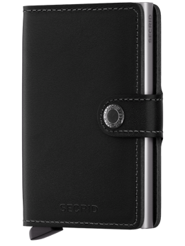 Secrid M - CUIR DE VACHETTE - NOIR porte cartes miniwallet original