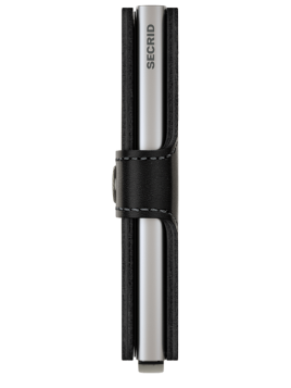 Secrid M - CUIR DE VACHETTE - NOIR porte cartes miniwallet original